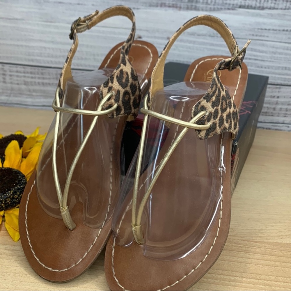 Carlos Santana Thailand 2 Animal Print Sandals